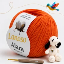 Lanoso Alara amigurumi fonal Narancs - 934 -