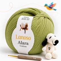 Lanoso Alara amigurumi fonal Menta - 919 -