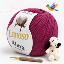 Lanoso Alara amigurumi fonal Fuxia - 950 -