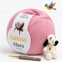 Lanoso Alara amigurumi fonal Cukorka rózsaszín - 932 -