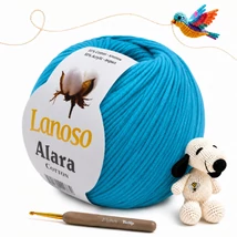 Lanoso Alara amigurumi fonal Türkizkék - 916 -