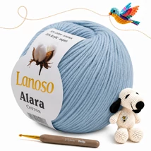 Lanoso Alara amigurumi fonal Babakék - 981 -