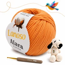 Lanoso Alara amigurumi fonal -Fáradt narancs - 935 -
