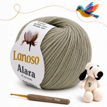 Lanoso Alara amigurumi fonal -Manhattan szürke - 952  -