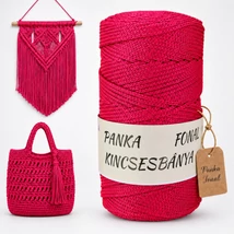 3 mm makramé fonal by Panka - Alkonybíbor -