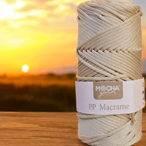 3 mm makramé fonal Bahama-bézs színű - Mocha -