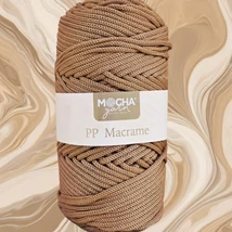 3 mm makramé fonal Tejeskávé színben - Mocha –