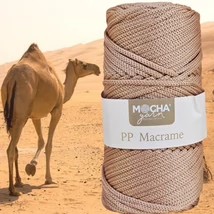 3 mm makramé fonal Teve színben - Mocha –