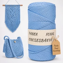 3 mm makramé fonal by Panka - Galamb kék -