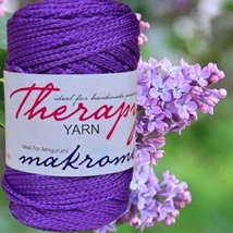 3 mm makramé fonal - Levendula lila -