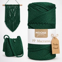 3 mm makramé fonal Borostyán színű - Mocha -