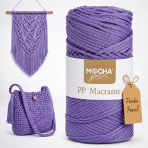 3 mm makramé fonal Orgonaillat színű - Mocha -