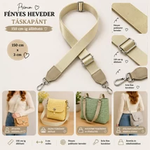150 cm hosszúságra állítható táskafül - Krém -