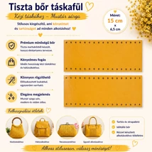 kézi táskához táskafül - mustár sárga -