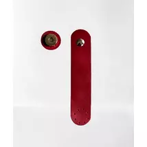 Piros táskapánt, 14 cm