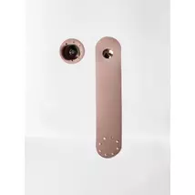 Púder rózsaszín táskapánt, 14 cm
