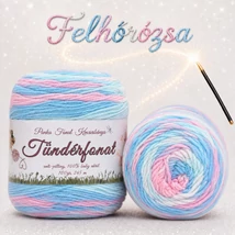Batik, antipilling Tündérfonat - Felhőrózsa -751