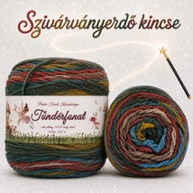 Batik, antipilling Tündérfonat - Szivárványerdő kincse -738