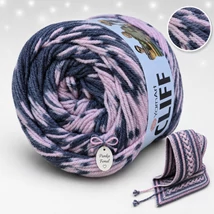 Yarnart Cliff 8302 - Szürke szirmok tánca -