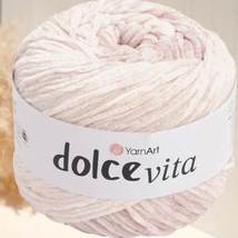 YarnArt Dolce Vita színátmenetes zsenília fonal - 3407 - Tejhab