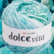 YarnArt Dolce Vita színátmenetes zsenília fonal - 3408 - Lagúnafátyol