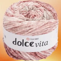 YarnArt Dolce Vita színátmenetes zsenília fonal - 3409 - Mályvabokor