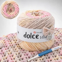 YarnArt Dolce Vita színátmenetes zsenília fonal - 3417 - Gyümölcsös Piknik