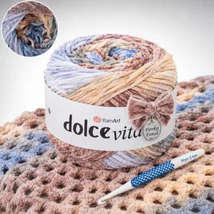YarnArt Dolce Vita színátmenetes zsenília fonal - 3419 - Kanyon Szél