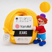 YarnArt Jeans amigurumi fonal - 35 - Napsárga