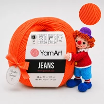 YarnArt Jeans amigurumi fonal - 77 - Narancs