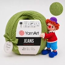 YarnArt Jeans amigurumi fonal - 69 - Fűzöld