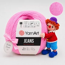 YarnArt Jeans amigurumi fonal - 36 - Cukorka rózsaszín