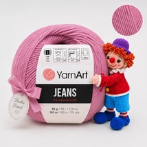 YarnArt Jeans amigurumi fonal - 65 - Vintage rózsaszín