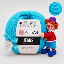 YarnArt Jeans amigurumi fonal - 33 - Nyár kék