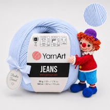 YarnArt Jeans amigurumi fonal - 75 - Holdkő kék