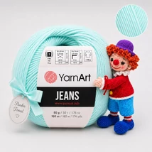 YarnArt Jeans amigurumi fonal - 76 - Korall kék