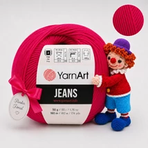 YarnArt Jeans amigurumi fonal - 51 - Piros