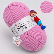 YarnArt Jeans Plus - 36 - Cukorka rózsaszín