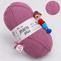 YarnArt Jeans Plus - 65 - Vintage rózsaszín