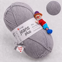 YarnArt Jeans Plus - 46 - Manhattan szürke