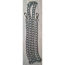 Fém táskalánc - ezüst - 130 cm hosszú
