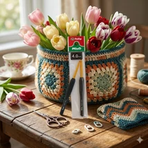 TULIP Etimo horgolótű – 4 mm, prémium soft nyéllel
