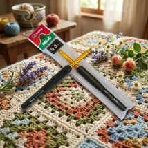 TULIP Etimo horgolótű – 6 mm, prémium soft nyéllel