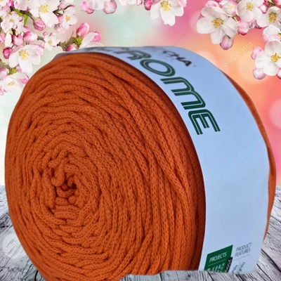 3 mm orange színű makramé-zsinórfonal