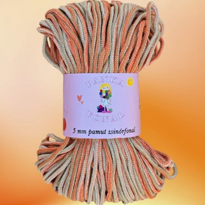5 mm zsinórfonal Őszibarack turmix - Panka -