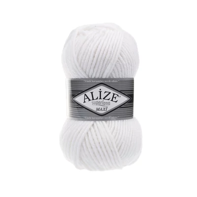 Alize Superlana Maxi Hófehér - 55 -