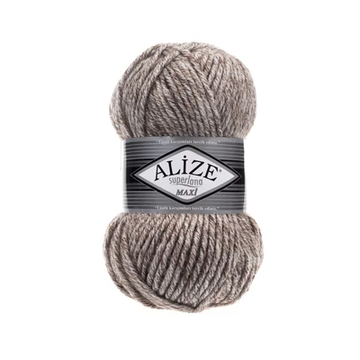 Alize Superlana Maxi Barna-krém melange - 803 -