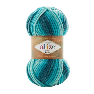 Alize Superlana Maxi Batik 7801-Trópusi óceán