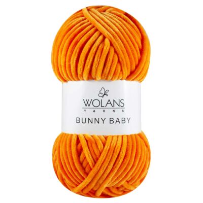 Narancs színű Bunny Baby fonal