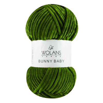 Hamvas zöld színű Bunny Baby fonal